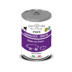 Patè Monoproteico  Grain Free Maiale con Patate 400 gr