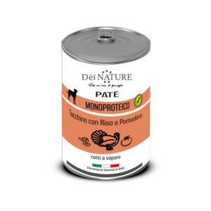 Patè Monoproteico Tacchino con riso e pomodoro  400 gr